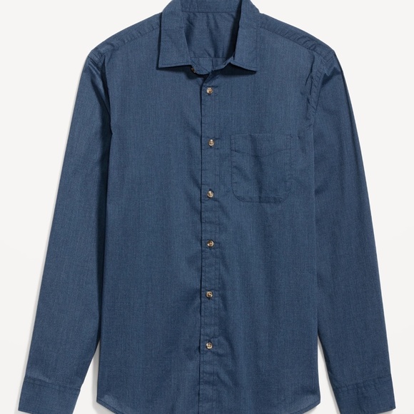 Old Navy Slim Fit Built-In Flex Everyday Shirts - Picture 2 of 2